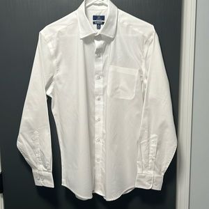 George Business White Button Down Collared Shirt